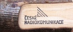 Vzor potisku - reklamní - firma České radiokomunikace